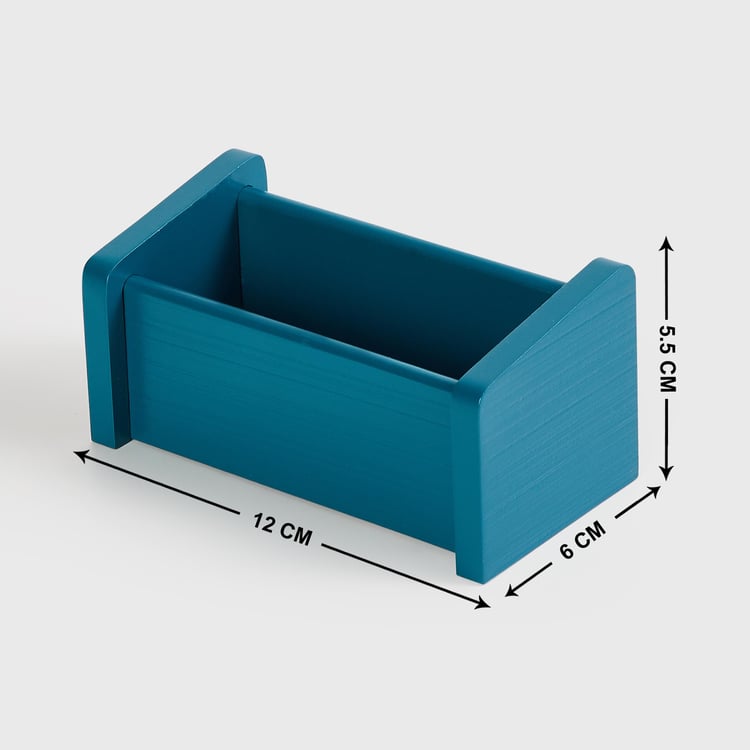 Corsica Dragonfly Set of 6 Wood Tea Coasters with Stand