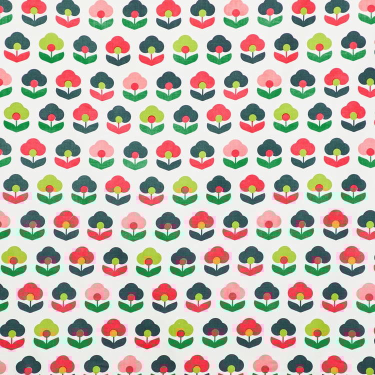 Corsica Retroglitz Set of 2 Printed Blackout Door Curtains