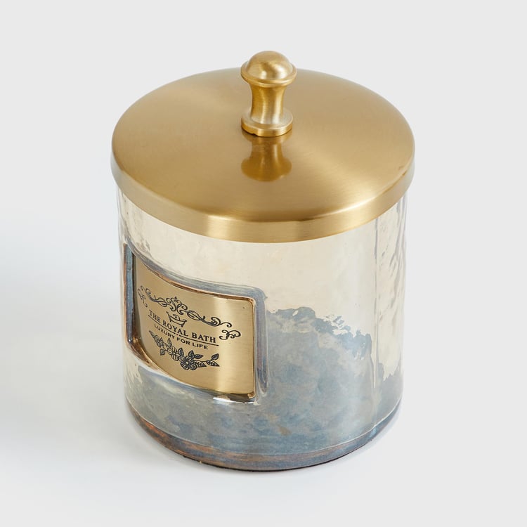 Royal Bath Glass Canister with Lid