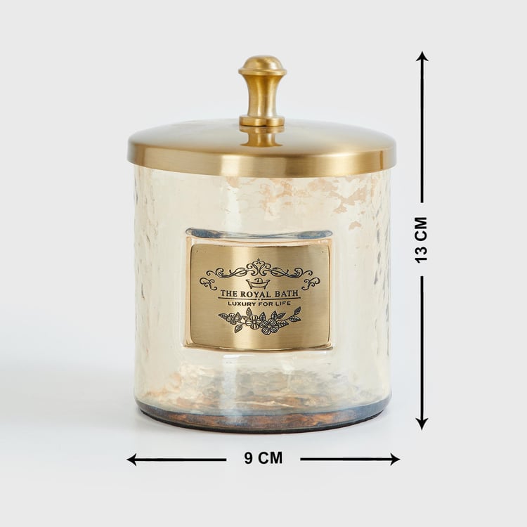 Royal Bath Glass Canister with Lid