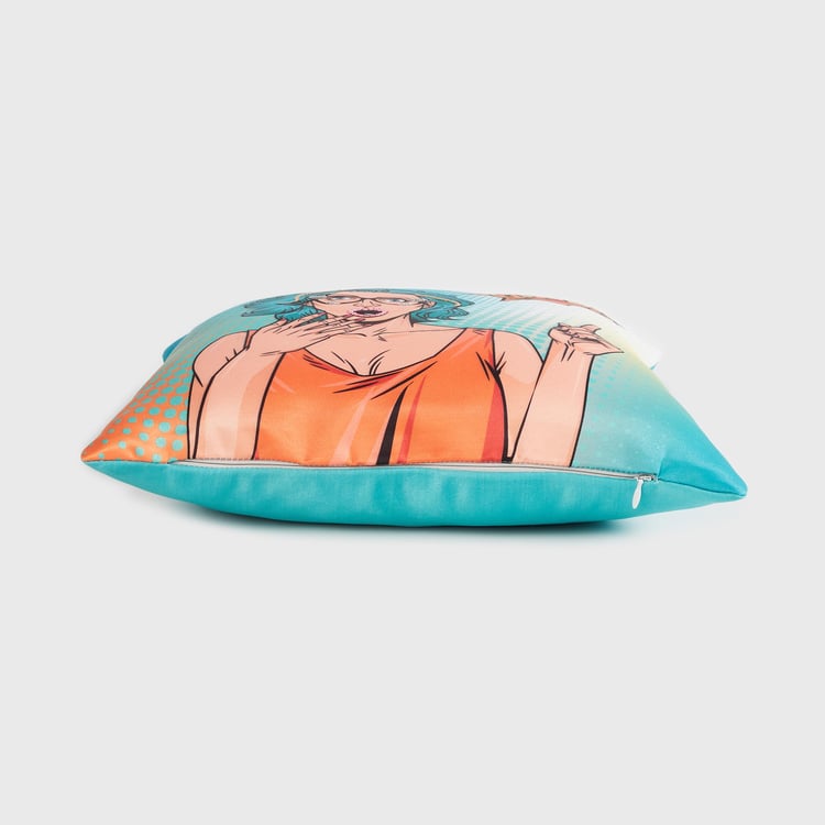 Raisa Digital Print Cushion Cover - 40x40cm