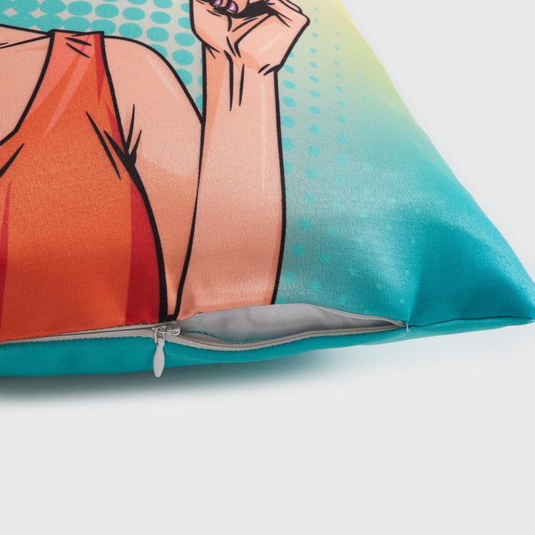 Raisa Digital Print Cushion Cover - 40x40cm