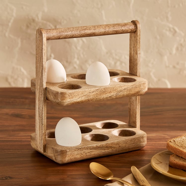 Mirage Wood 2-Tier Egg Tray