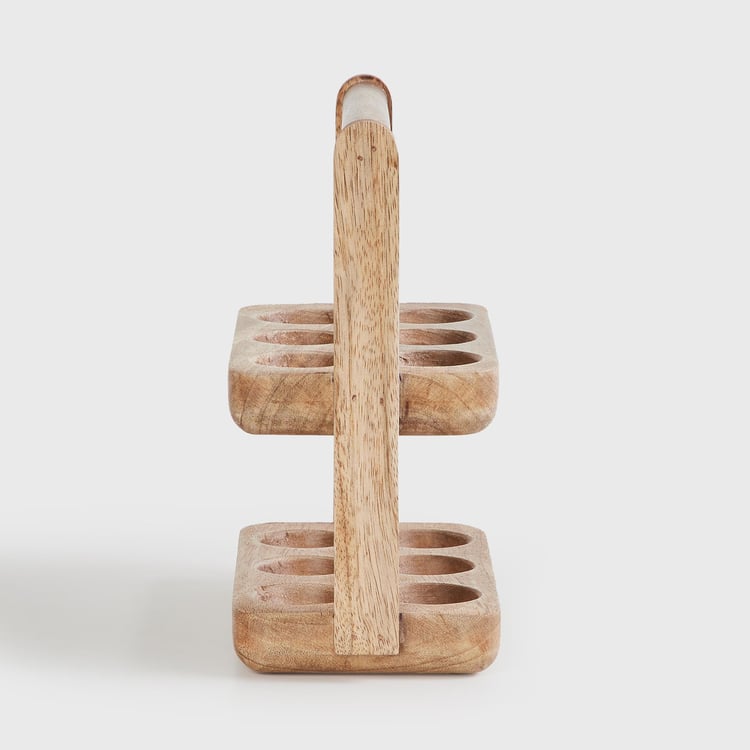 Mirage Wood 2-Tier Egg Tray