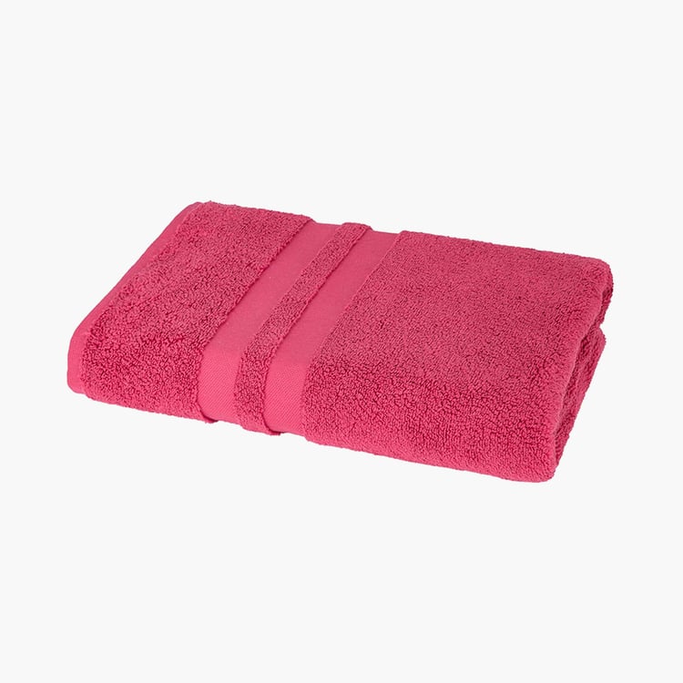 PORTICO Cloud Pink Textured Cotton Bath Towel - 70x150cm