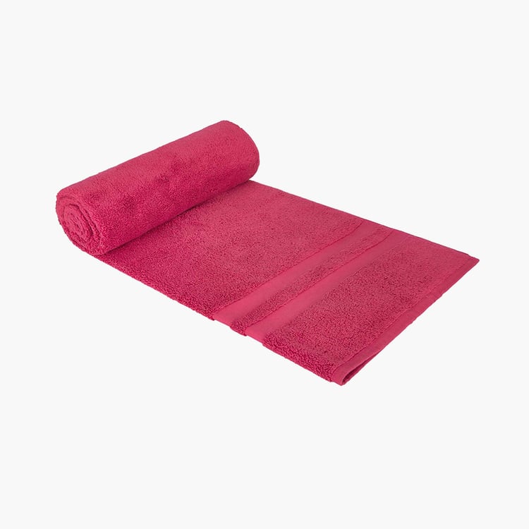 PORTICO Cloud Pink Textured Cotton Bath Towel - 70x150cm