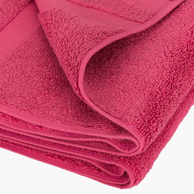 PORTICO Cloud Pink Textured Cotton Bath Towel - 70x150cm