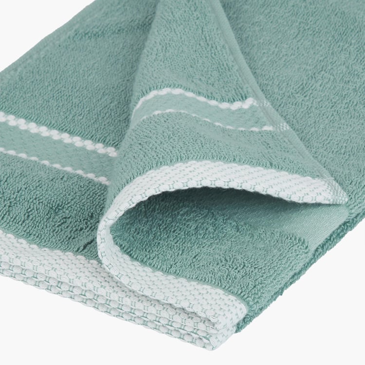 PORTICO Luxuria Multicolour Textured Cotton Hand Towel - 40x60cm - Set Of 2