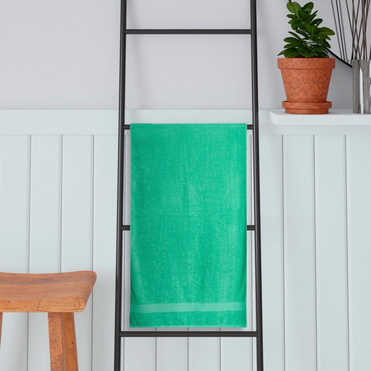 PORTICO Eva Green Solid Cotton Bath Towel - 60x120cm
