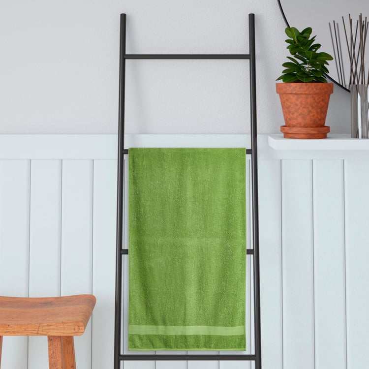 PORTICO Eva Green Textured Cotton Bath Towel - 60x120 cm
