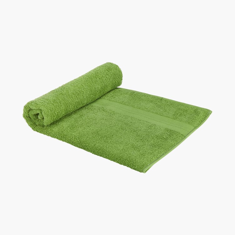PORTICO Eva Green Textured Cotton Bath Towel - 60x120 cm