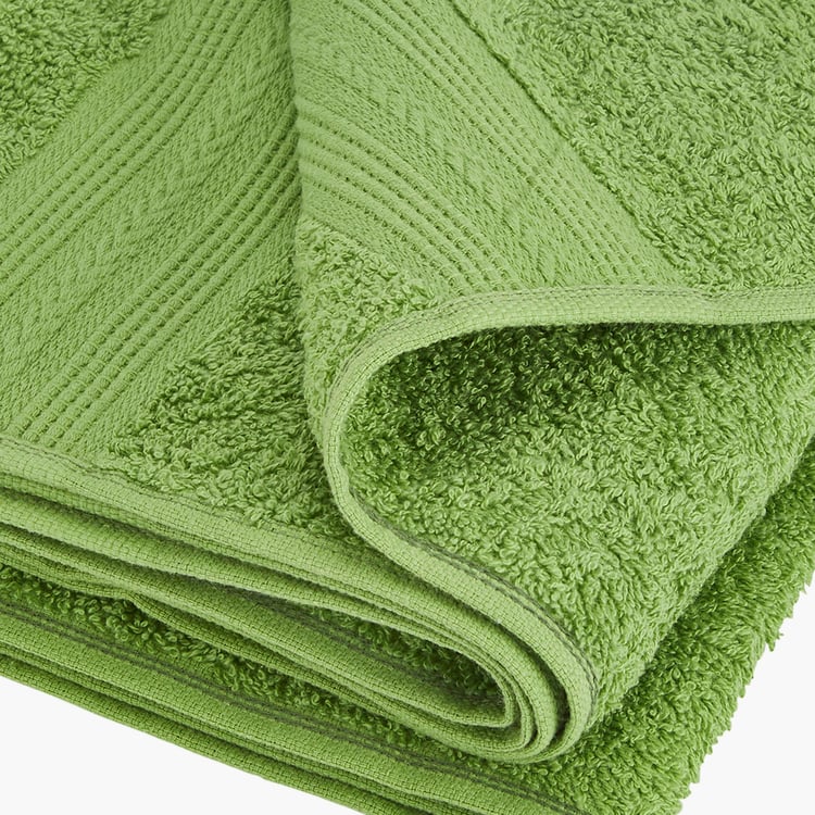 PORTICO Eva Green Textured Cotton Bath Towel - 60x120 cm