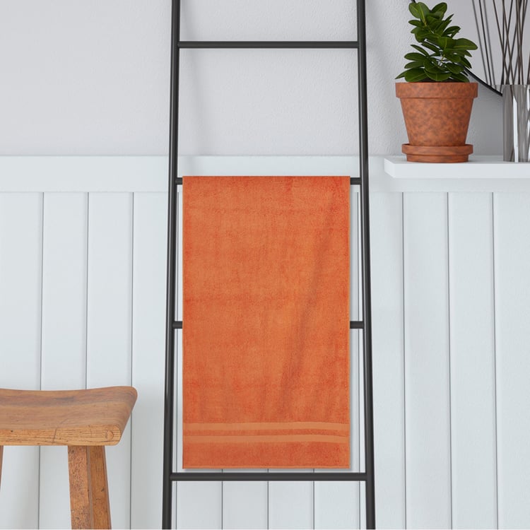 PORTICO Cloud Ultralux Orange Cotton Bath Towel - 60x120cm