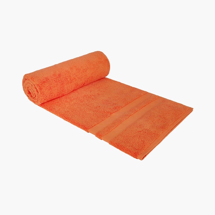 PORTICO Cloud Ultralux Orange Cotton Bath Towel - 60x120cm