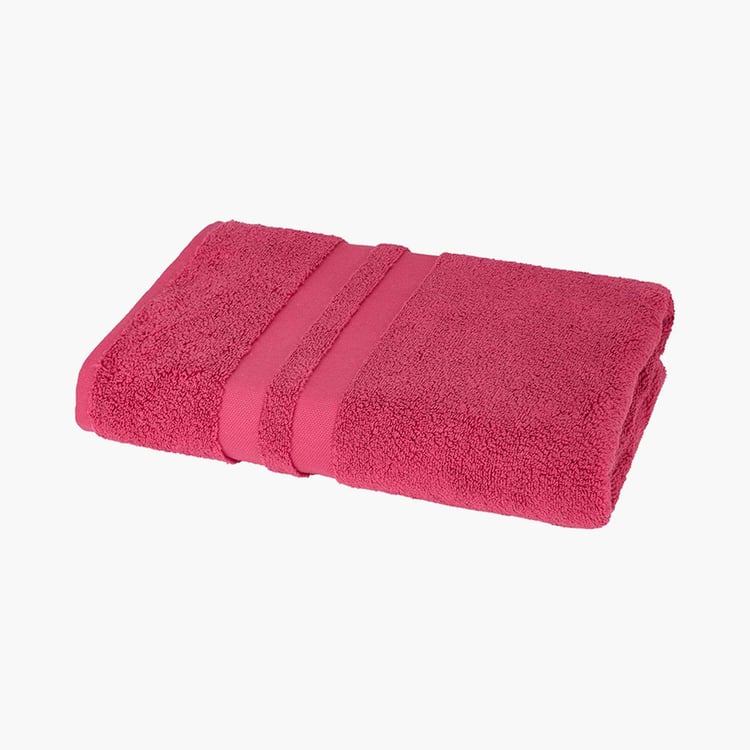 PORTICO Ultralux Pink Cotton Bath Towel - 60x120cm
