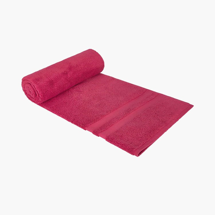 PORTICO Ultralux Pink Cotton Bath Towel - 60x120cm