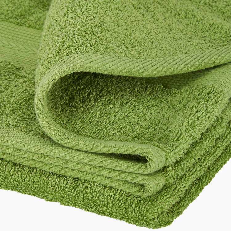 PORTICO Eva Green Textured Cotton Towel Set - Set of 4