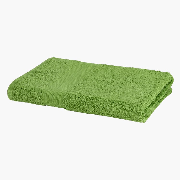 PORTICO Eva Green Solid Cotton Bath Towel - 90x180cm