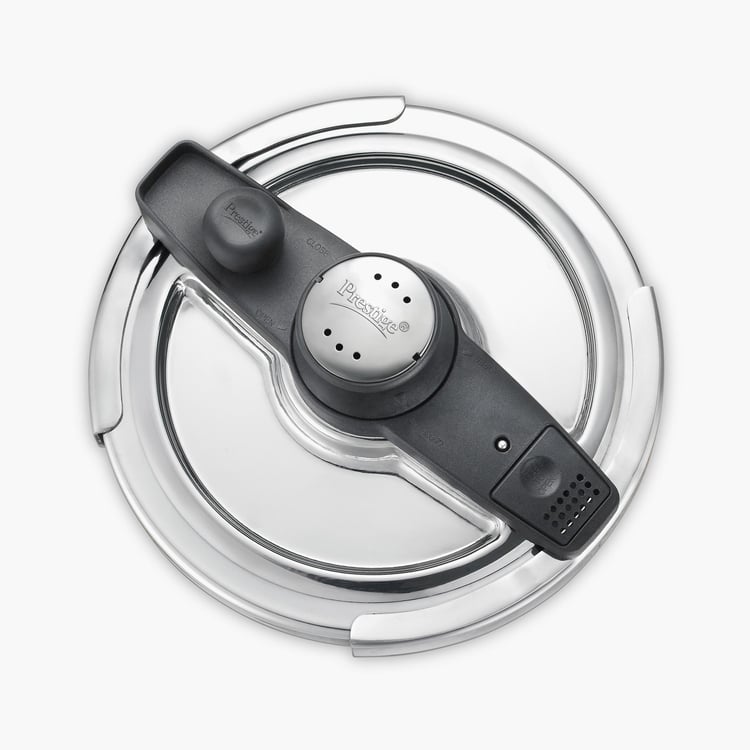 PRESTIGE Clip On Svachh Silver Stainless Steel Handi Pressure Cooker - 3l