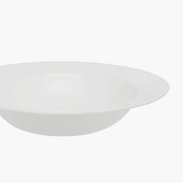 CORELLE Livingware Series White Solid Vitrella Glass Pasta Bowl - 828ml