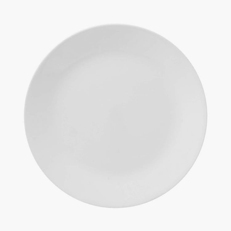 CORELLE White Vitrelle Glass Round Dinner Plate - 21cm