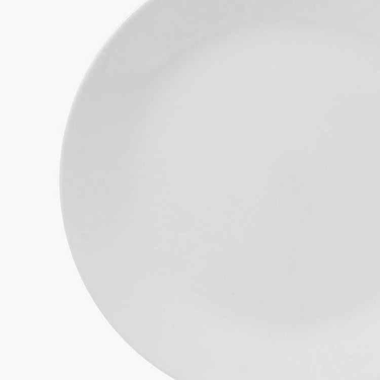 CORELLE White Vitrelle Glass Round Dinner Plate - 21cm