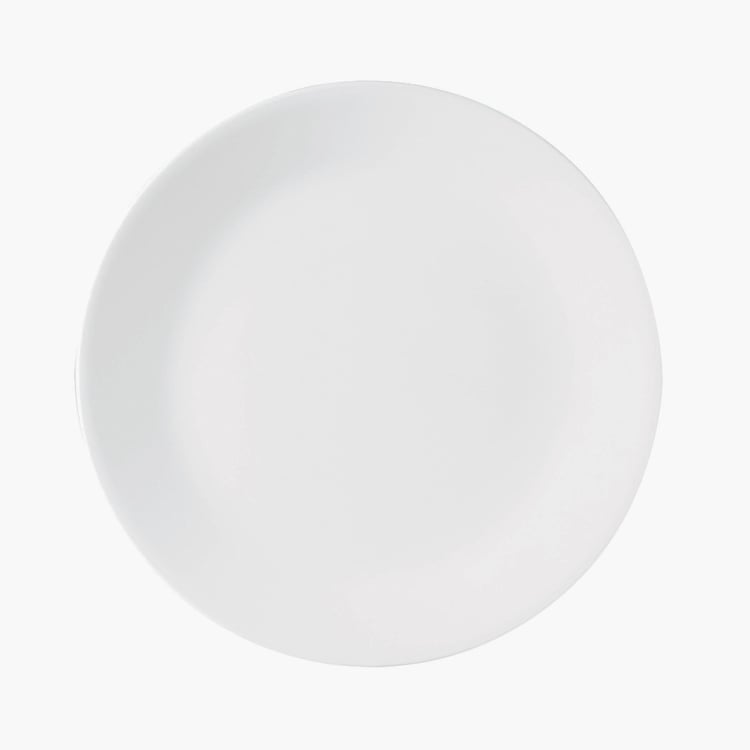 CORELLE Winter Frost White Vitrelle Glass Round Dinner Plate - 26cm