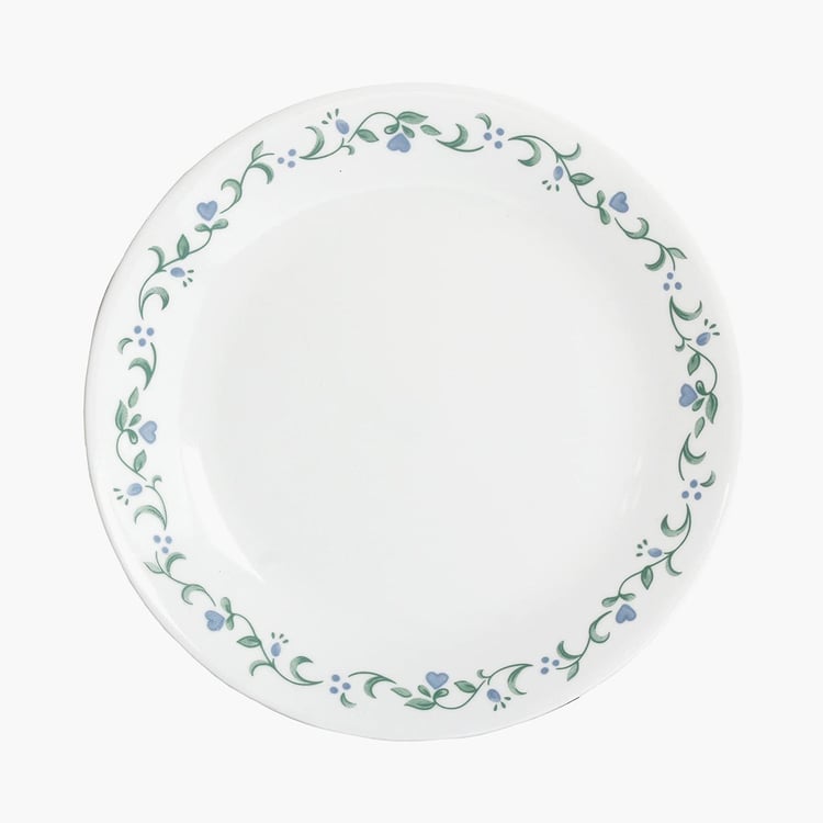 CORELLE Livingware White Printed Dinner Plate - 26cm