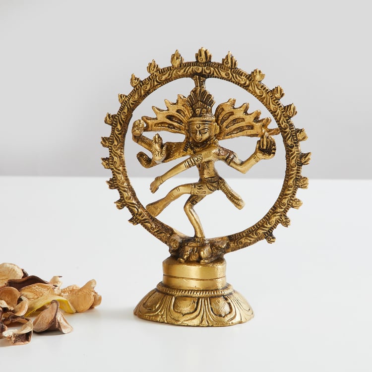 Corsica Mystic India Brass Natraj Figurine