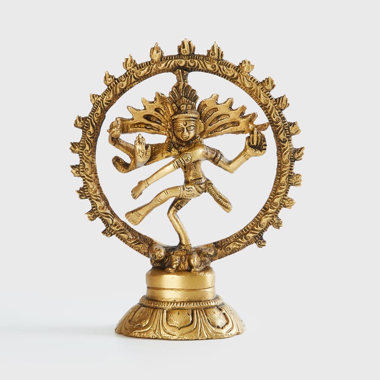 Corsica Mystic India Brass Natraj Figurine