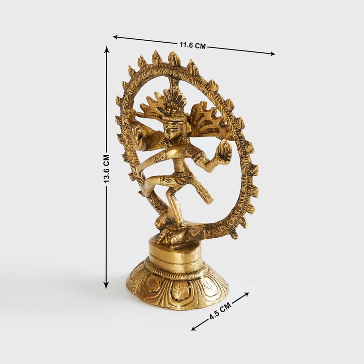 Corsica Mystic India Brass Natraj Figurine