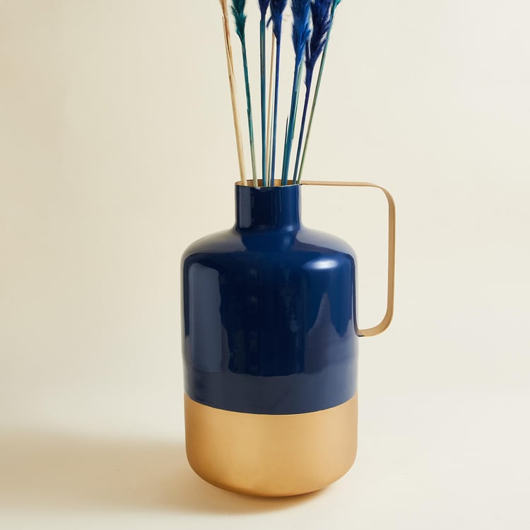 Velvetica Metal Colourblocked Vase