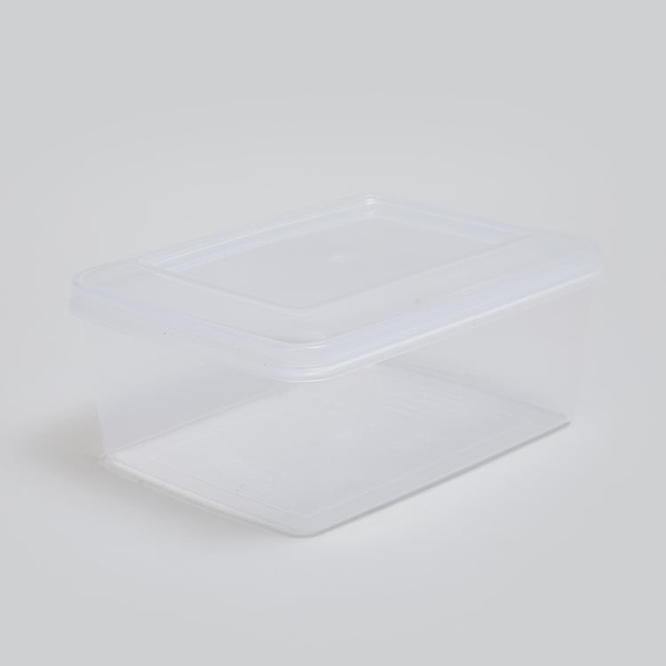 Omnia Transparent Polypropylene Storage Box - Set of 5