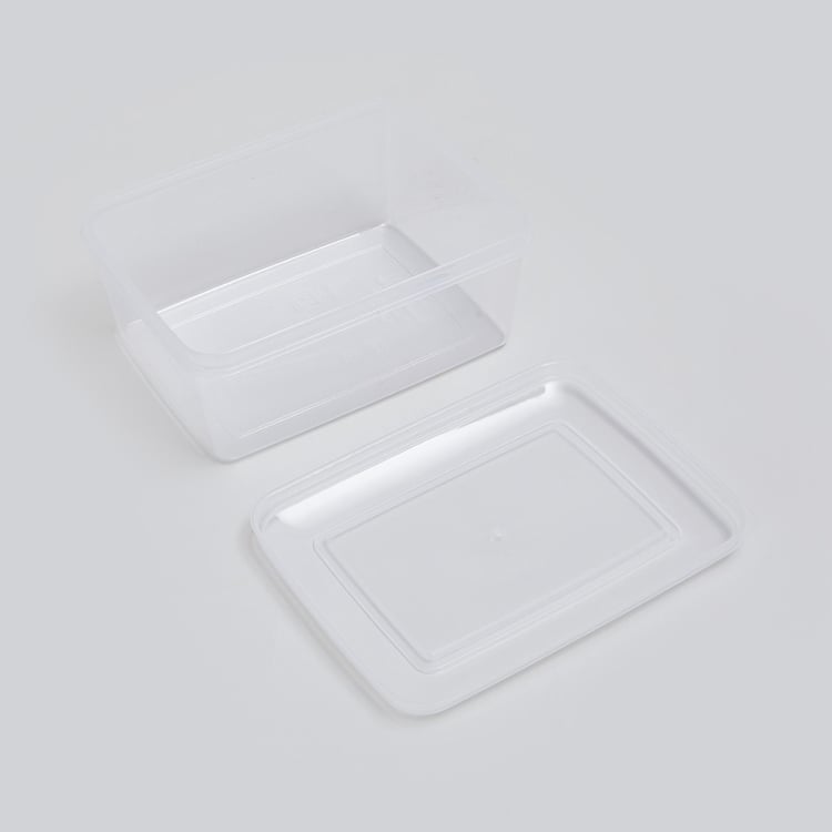 Omnia Transparent Polypropylene Storage Box - Set of 5
