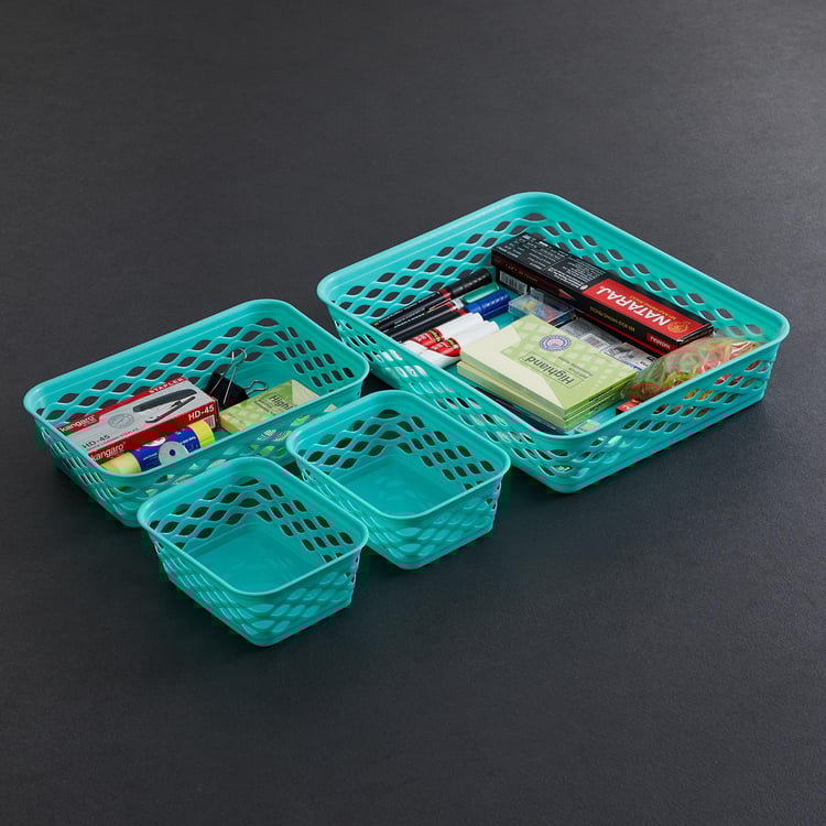 Regan Set of 4 Polypropylene Storage Baskets