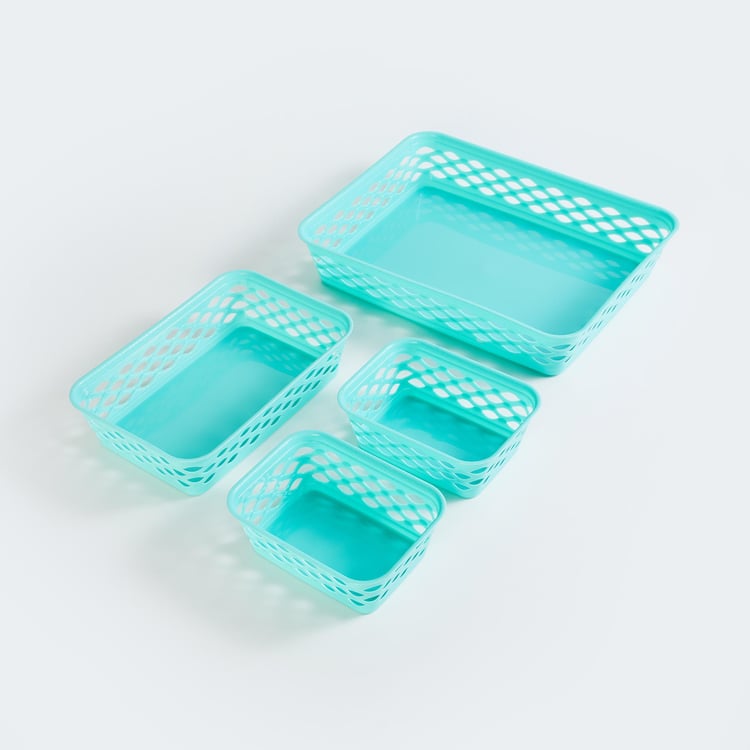 Regan Set of 4 Polypropylene Storage Baskets