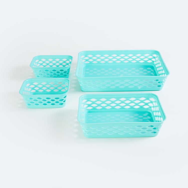 Regan Set of 4 Polypropylene Storage Baskets