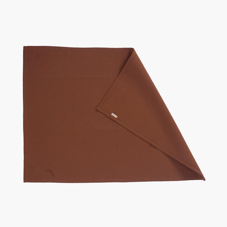 MASPAR Set of 3 Cotton Kitchen Towels - Brown