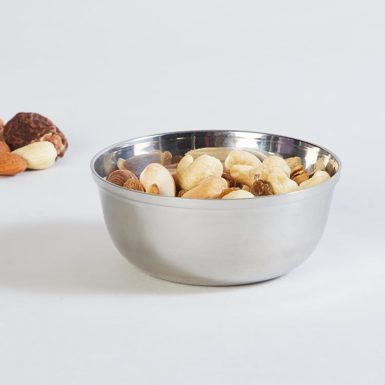 Blaze Willos Silver Solid Stainless Steel Serving Bowl - 200ml