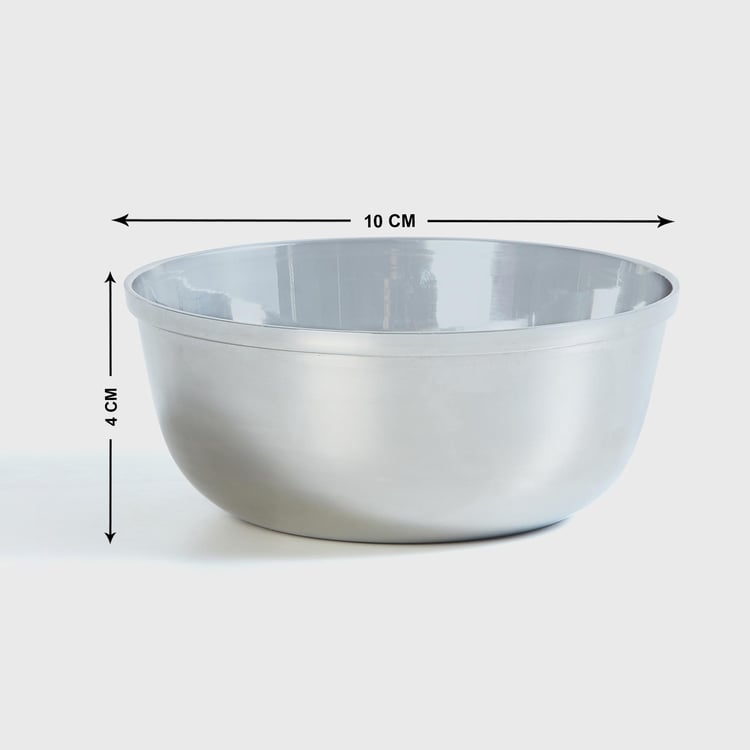 Blaze Willos Silver Solid Stainless Steel Serving Bowl - 200ml