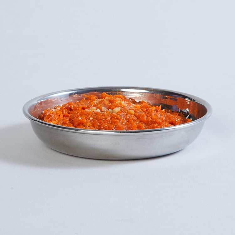 Blaze Stainless Steel Halwa Plate - 11.4cm