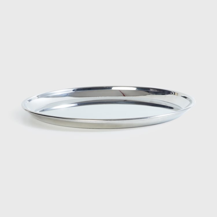 Blaze Stainless Steel Dinner Plate - 30cm