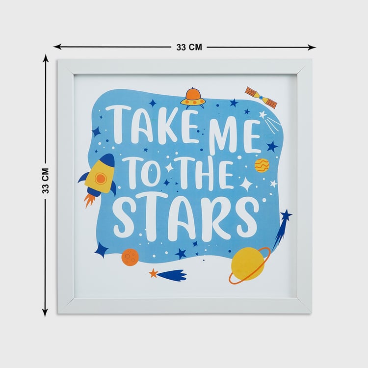 Corsica Slate Kids Star Picture Frame - 33x33cm