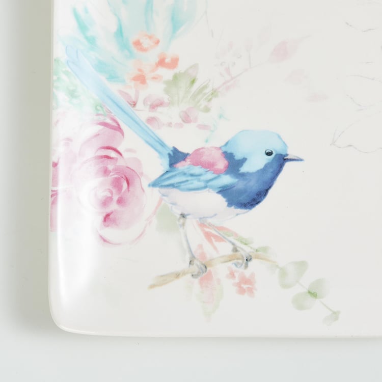 Moksha Liberty Printed Stoneware Appetizer Plate - 15cm