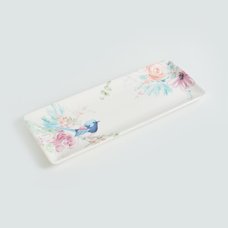 Moksha Liberty Ironstone Rectangular Serving Platter