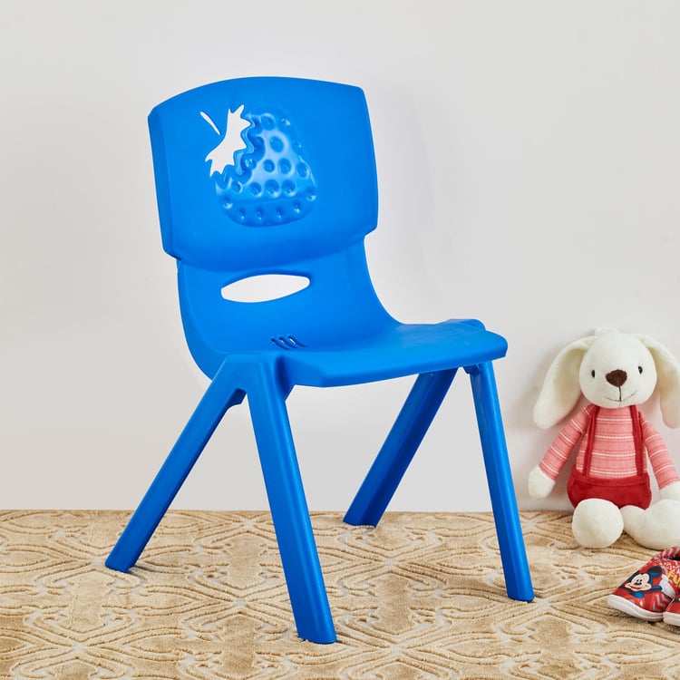 Zack Polypropylene Kids Chair - Blue