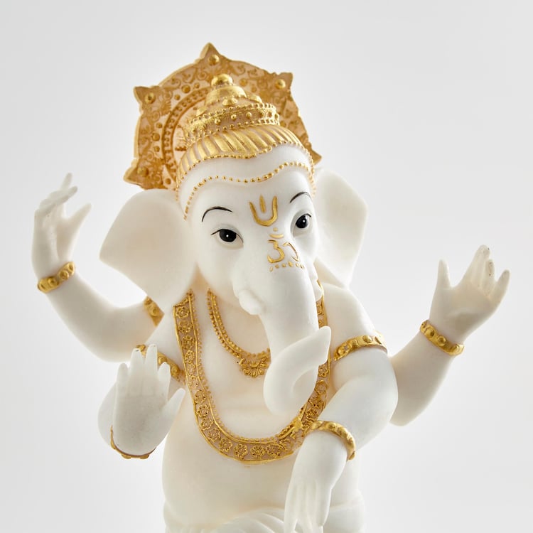 Dhayana Polyresin Ganesha Figurine