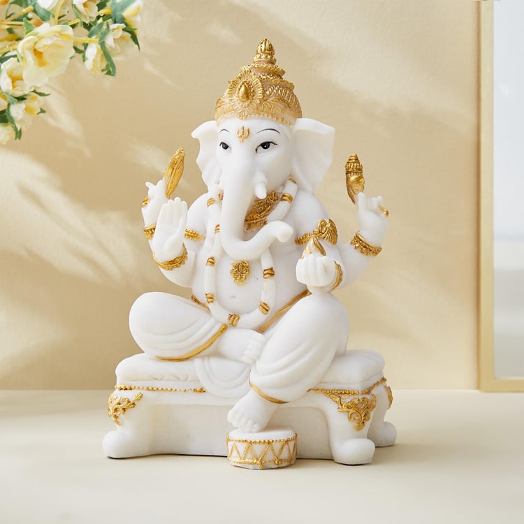 Dhayana Polyresin Ganesha Figurine