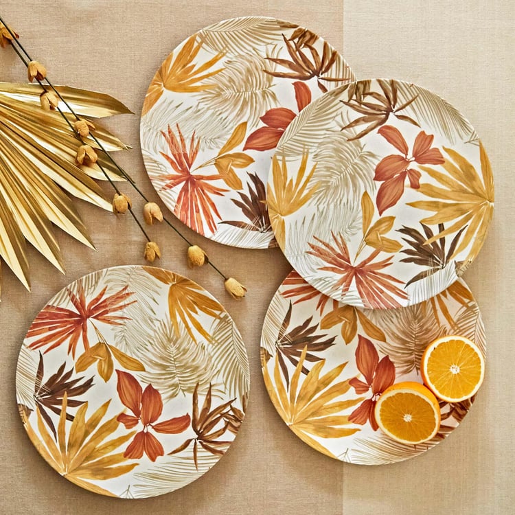 Nature Squad Niger Bamboo Fibre Dinner Plate - 24.8cm - Set of 4