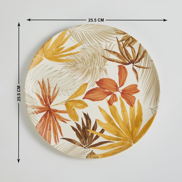 Nature Squad Niger Bamboo Fibre Dinner Plate - 24.8cm - Set of 4